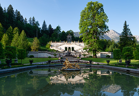 Bild: Schlosspark Linderhof