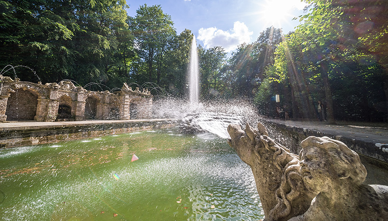 Waterworks in the Lower Grotto