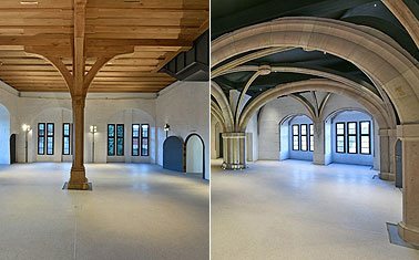 Picture: Oak Pillar Hall and Oriel Hall