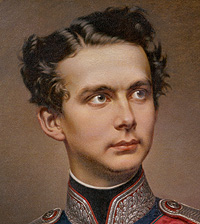 Picture: Painting "King Ludwig II in officer's uniform"
