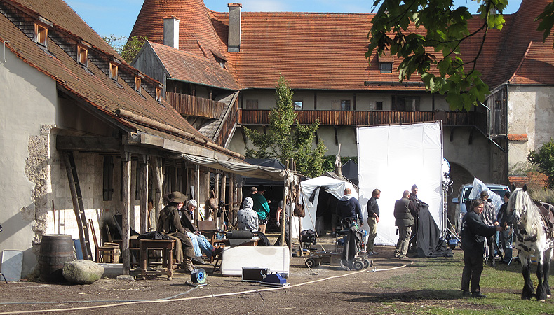 Picture: Shooting at Burghausen Castle