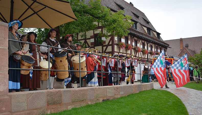 Bild: Burgfest auf der Kaiserburg Nürnberg