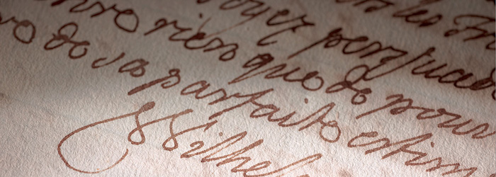 Bild: Brief von Markgräfin Wilhelmine von Bayreuth an Voltaire, 1751
