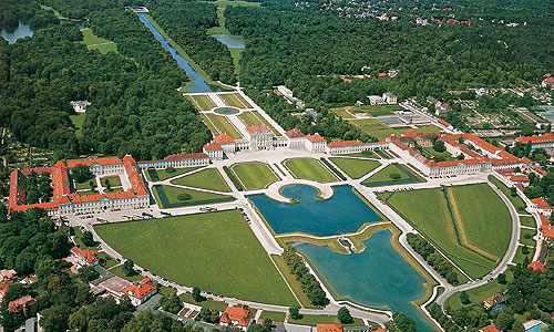 Bild: Schlossanlage Nymphenburg, Luftbild