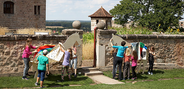 Bild: Kinderführung auf der Cadolzburg