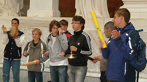 Bild: Gruppenfoto der beteiligten Schüler